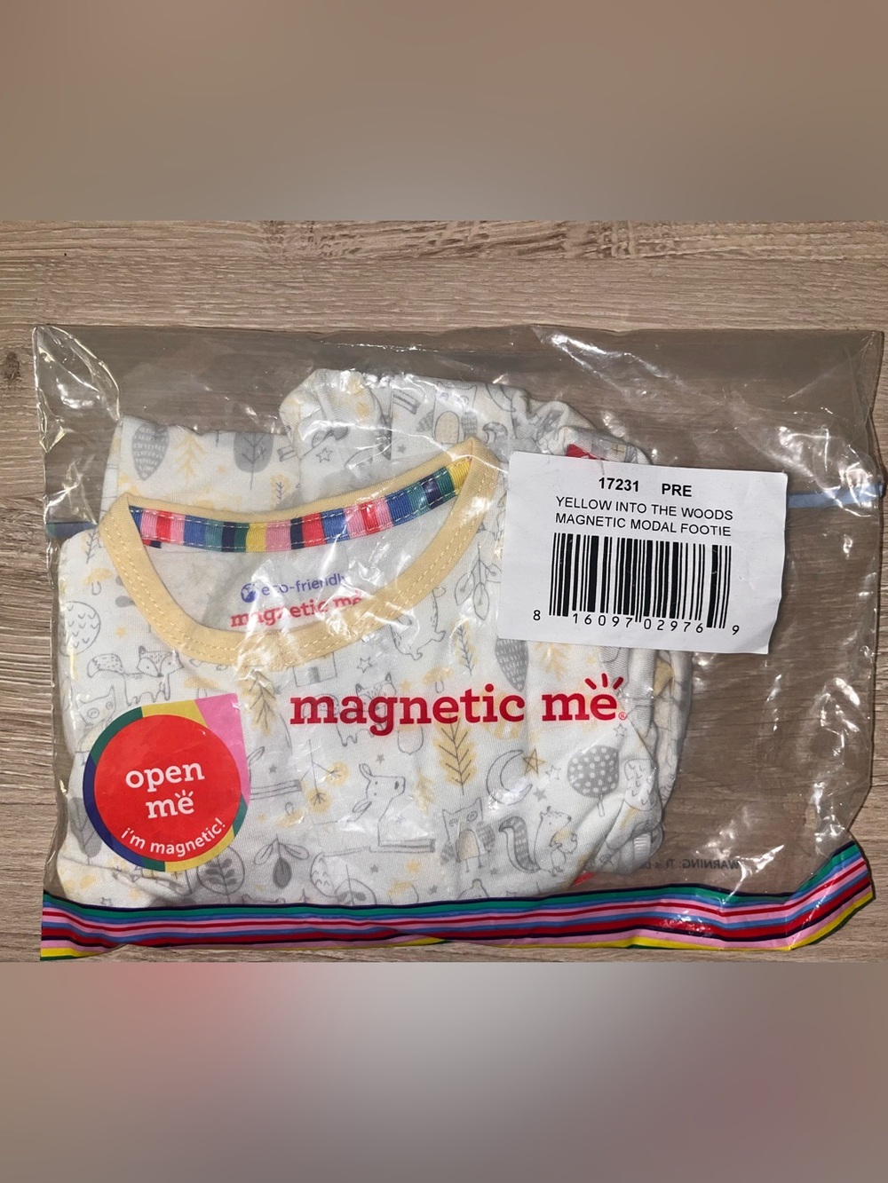 Magnetic Me NWT sealed in bag! Preemies. Adorable unisex print!